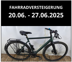 FAHRRADVERSTEIGERUNG 20.06. - 27.06.2025