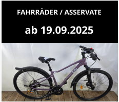 FAHRRÄDER / ASSERVATE ab 19.09.2025