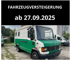 FAHRZEUGVERSTEIGERUNG  ab 27.09.2025